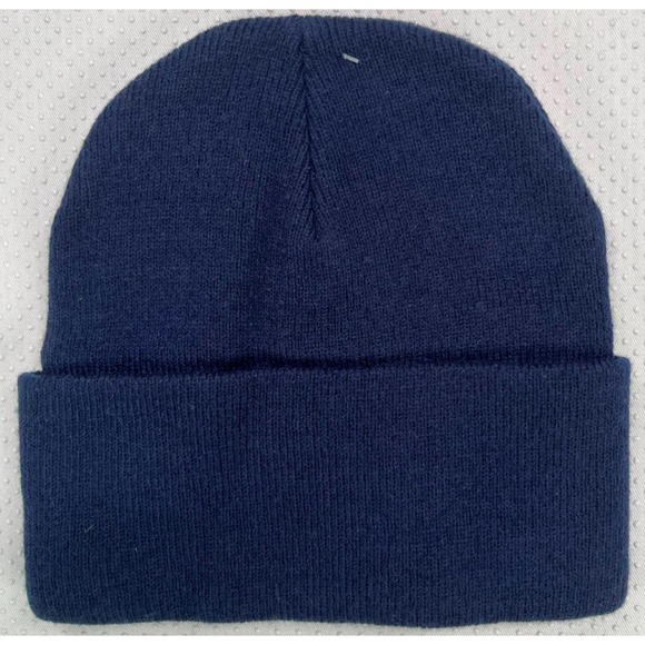 Tennessee Titans Beanie Winter Hat Cap Cuffed Knit NFL Game Day Navy Blue NWT - Picture 2 of 2